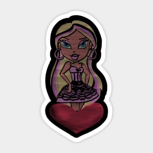 HeartBreakerZ Cloe Washout Sticker